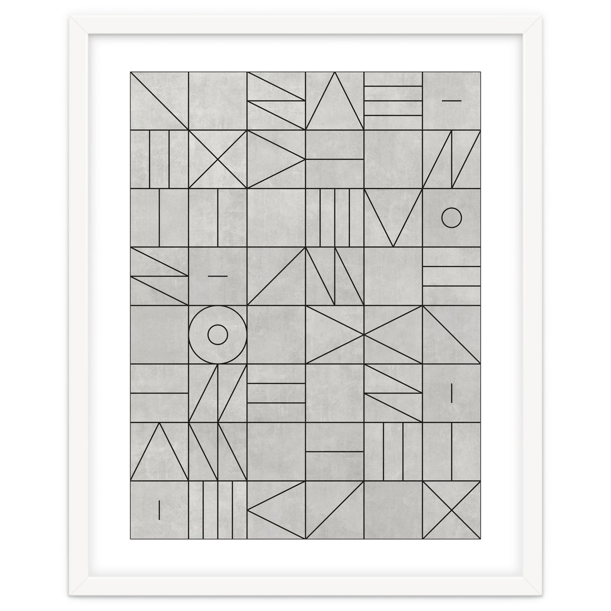 My Favorite Geometric Patterns No.3 - Grey