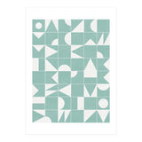 My Favorite Geometric Patterns No.16 - Light Blue (Print Only) thumbnail