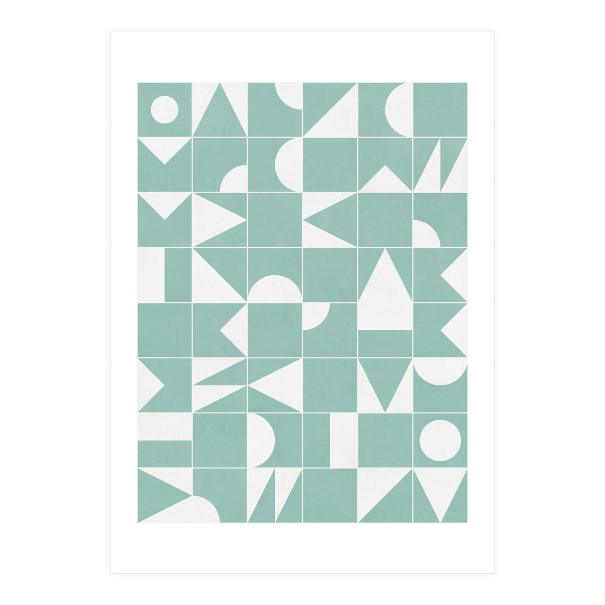 My Favorite Geometric Patterns No.16 - Light Blue (Print Only)
