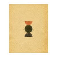 Blurry mid century modern shapes (Print Only)