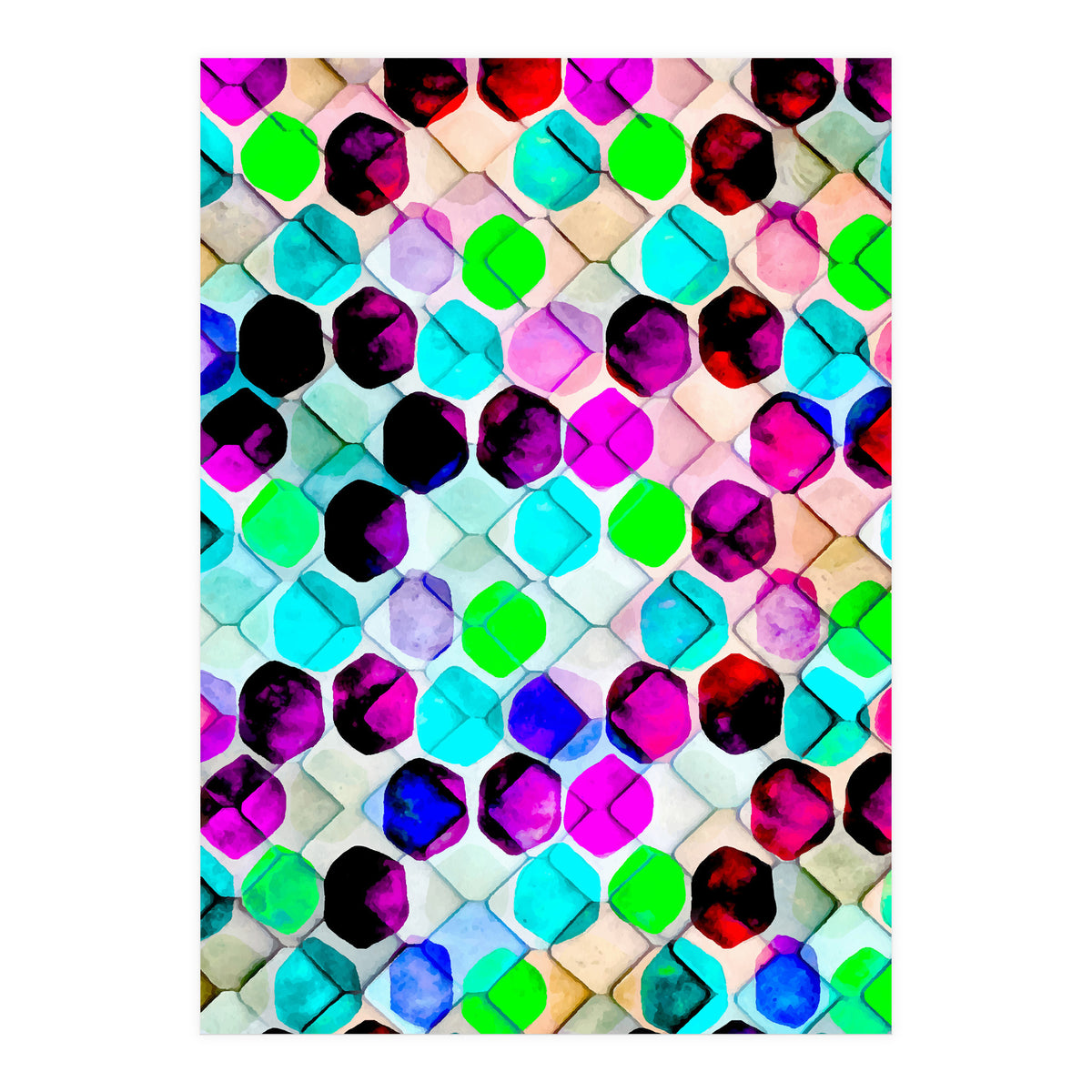Irregular Hexagons (Print Only)