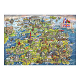 Illustrated Map Of The United Kingdom (Print Only) thumbnail