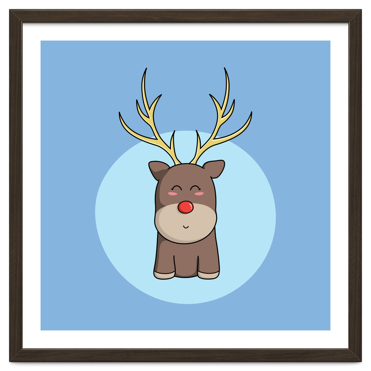 Kawaii Cute Christmas Reindeer