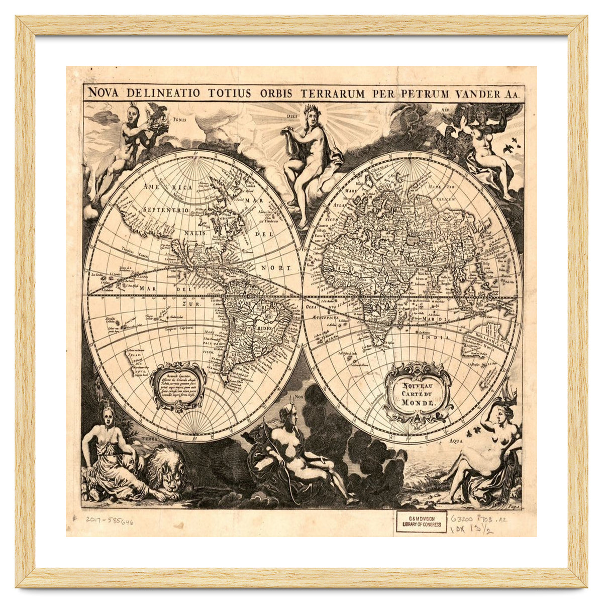 Old world mapa mundi