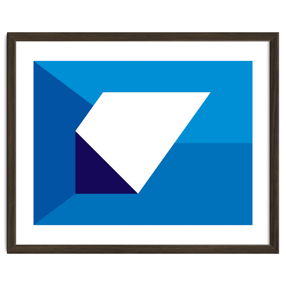 Geometric Shapes No. 32 -  blues