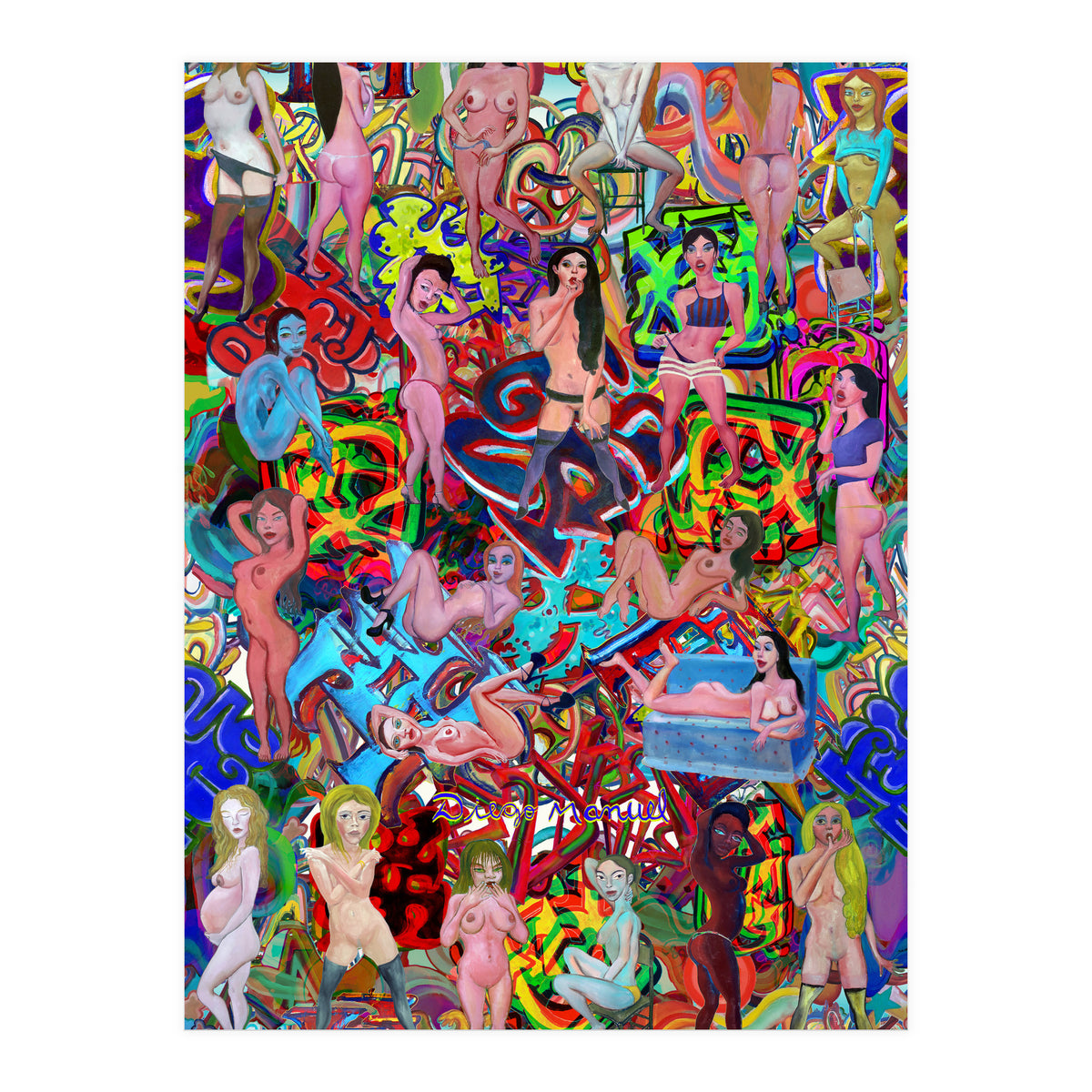 Chicas 3d 11 (Print Only)