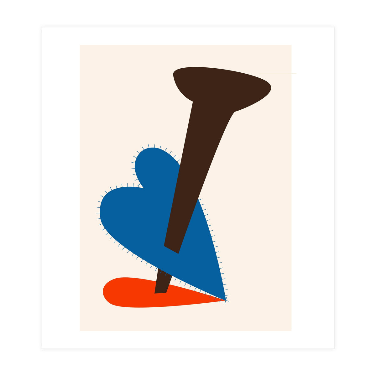 Blue Heart (Print Only)