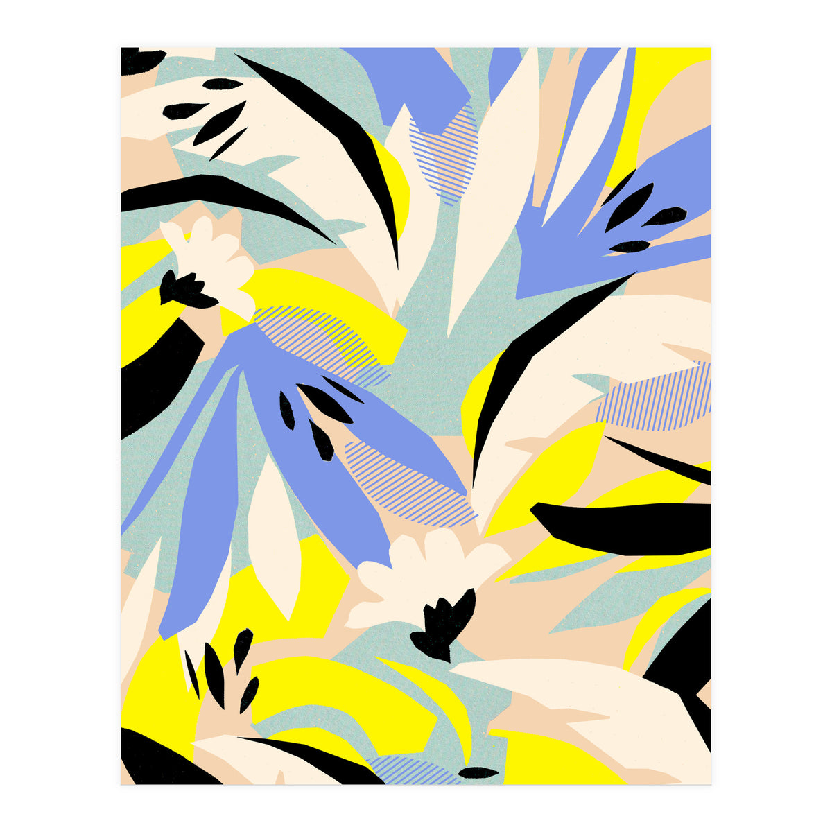 Abstract floral (Print Only)
