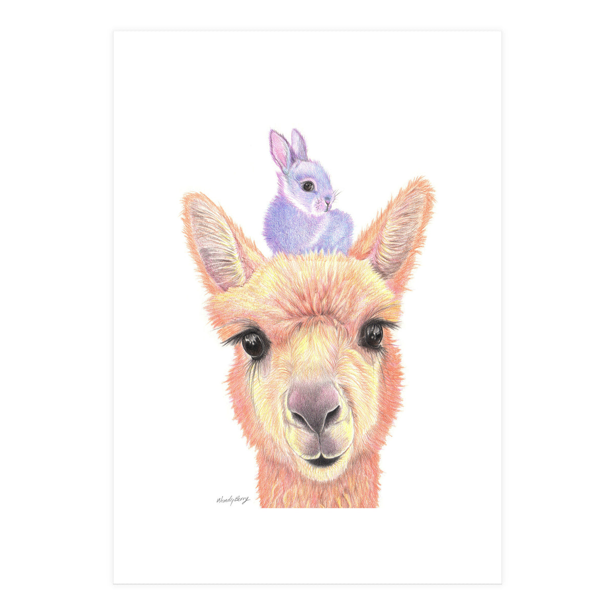 Alpaca and Bunny (Print Only)