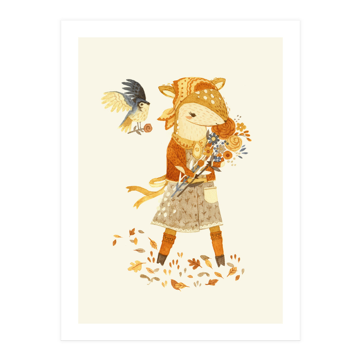 Dakota The Daisy Deer (Print Only)