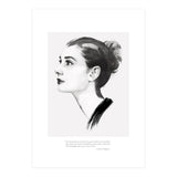 Audrey Hepburn, Quote Black (Print Only) thumbnail