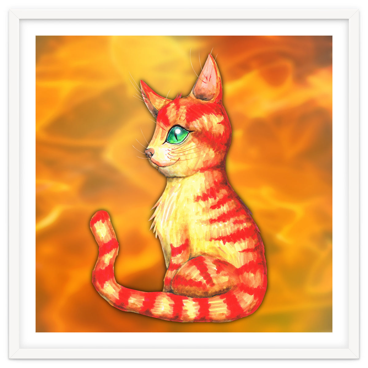 Fiery Cat