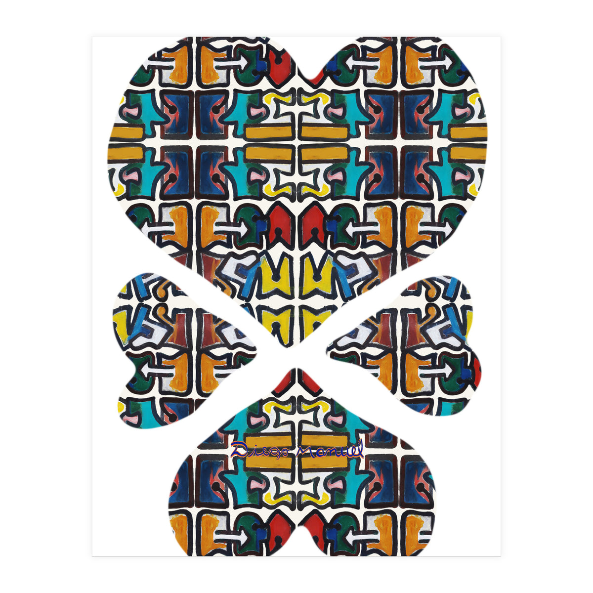 4 Corazones 8  (Print Only)