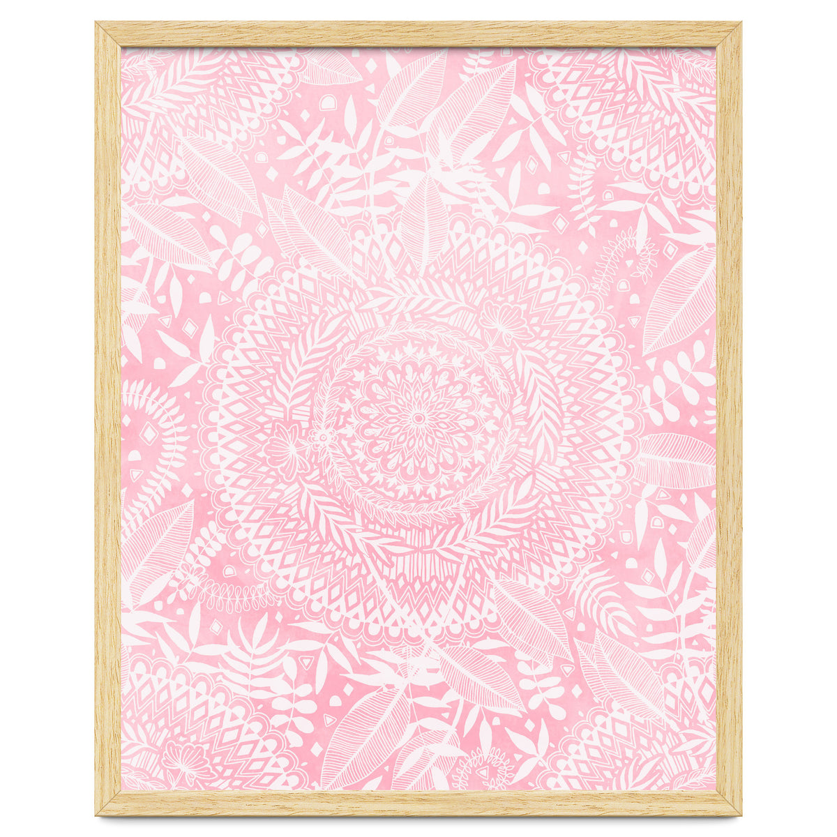 Medallion Pattern in Blush Pink