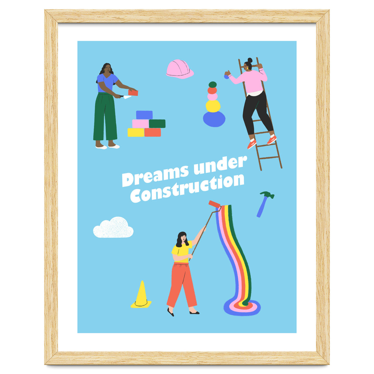 Dreams Under Construction Blue