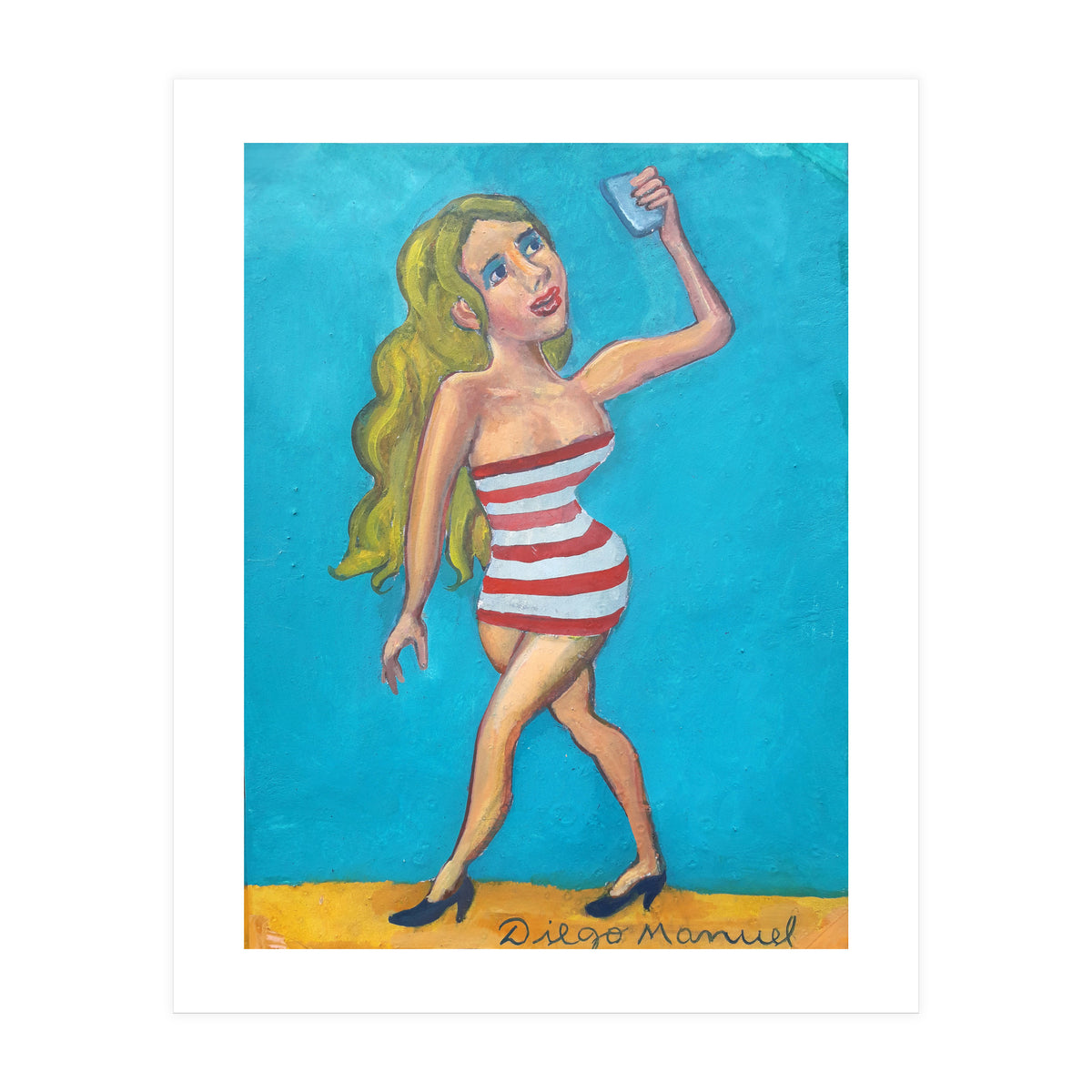 Chica Selfie (Print Only)