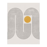 Mid-Century Modern No.22 - Woodblock Print (Print Only) thumbnail