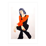 Untitled #60 - Woman in organge and black (Print Only) thumbnail