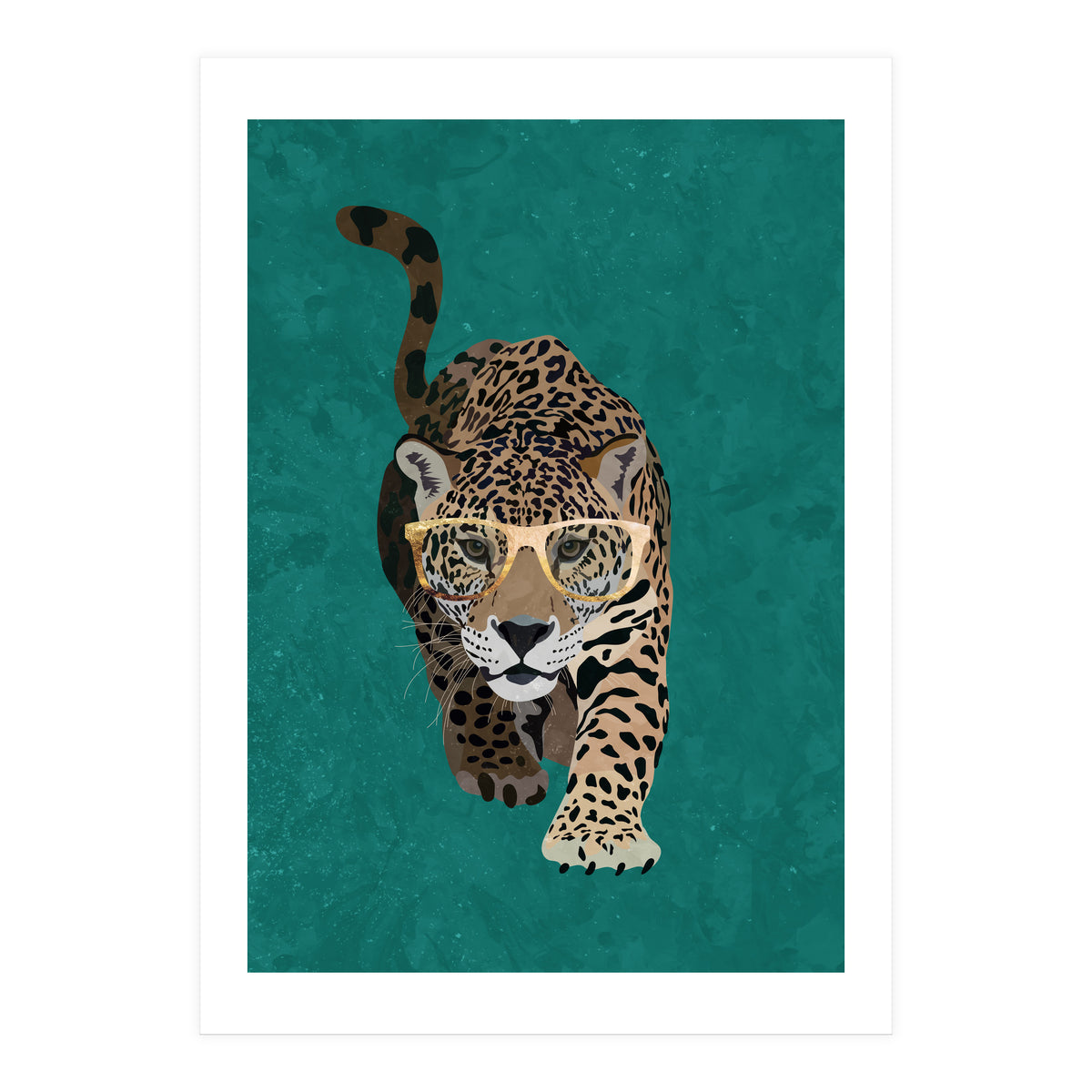 Curious Jaguar Green (Print Only)