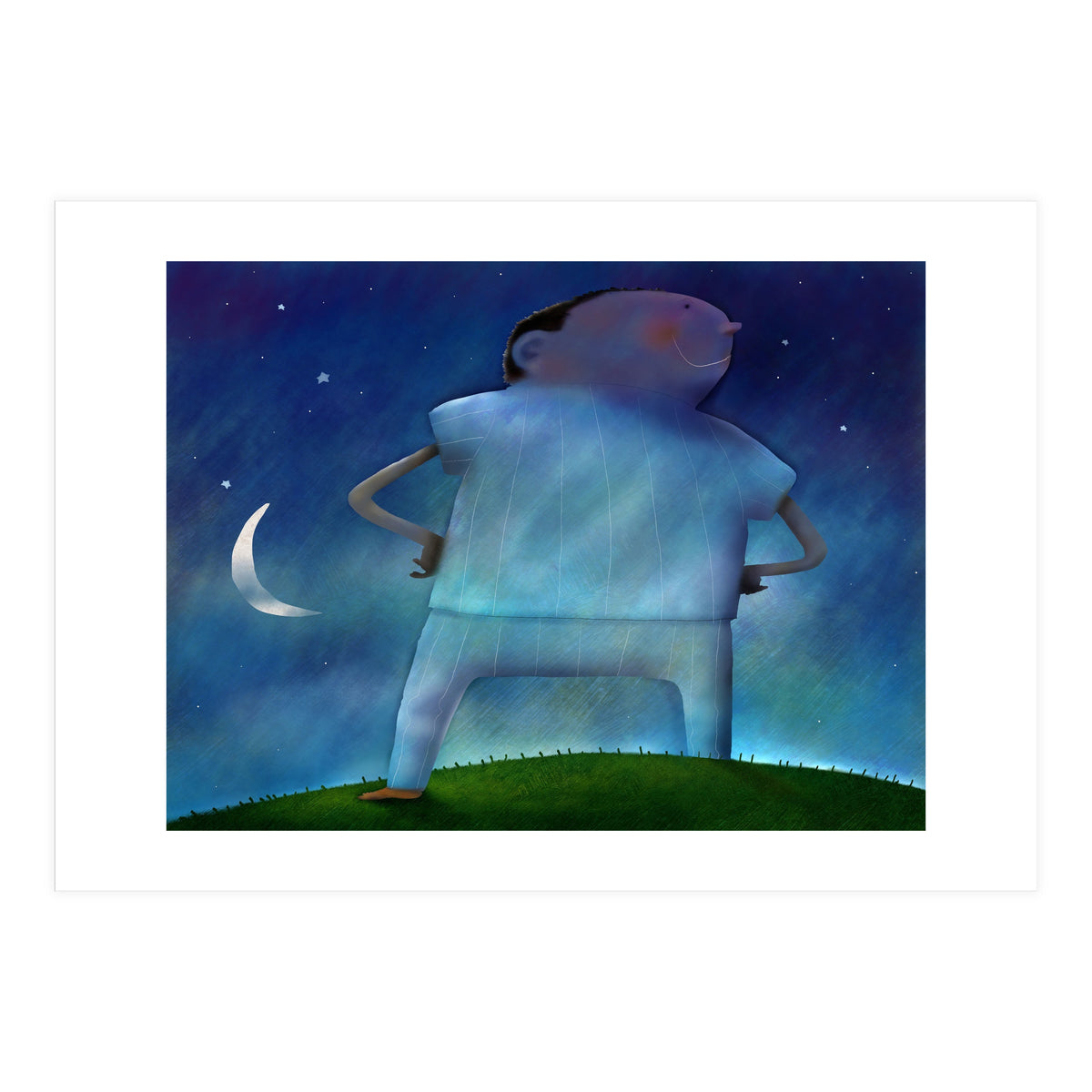 On Top Of His World (Print Only)