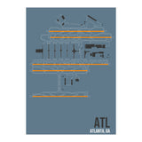 Atlanta Airport Layout (Print Only) thumbnail