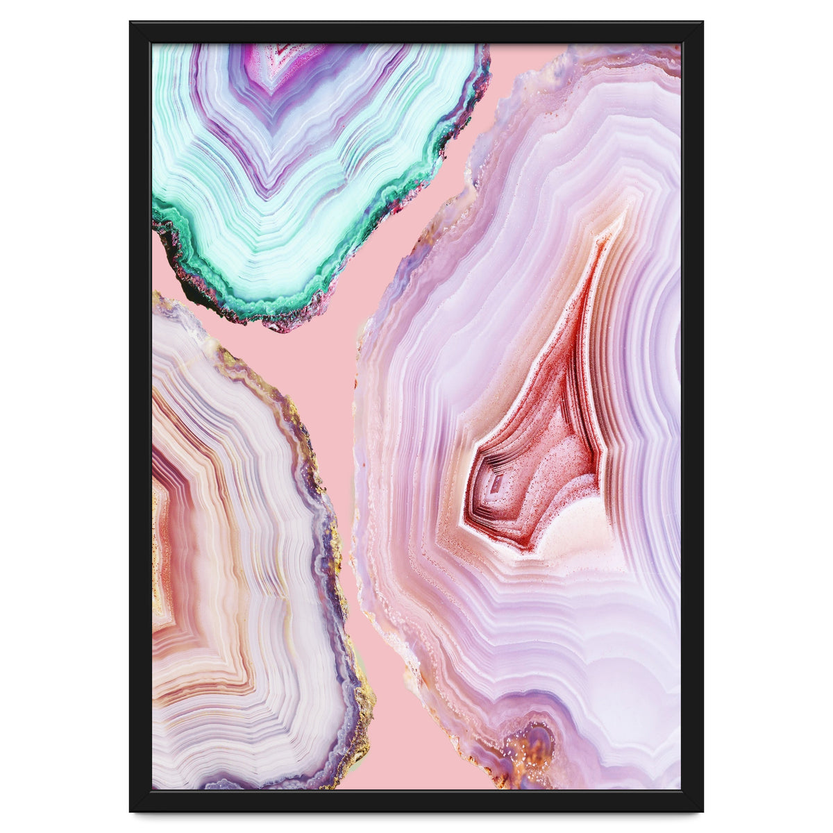 Mineral Agates #Glam collection