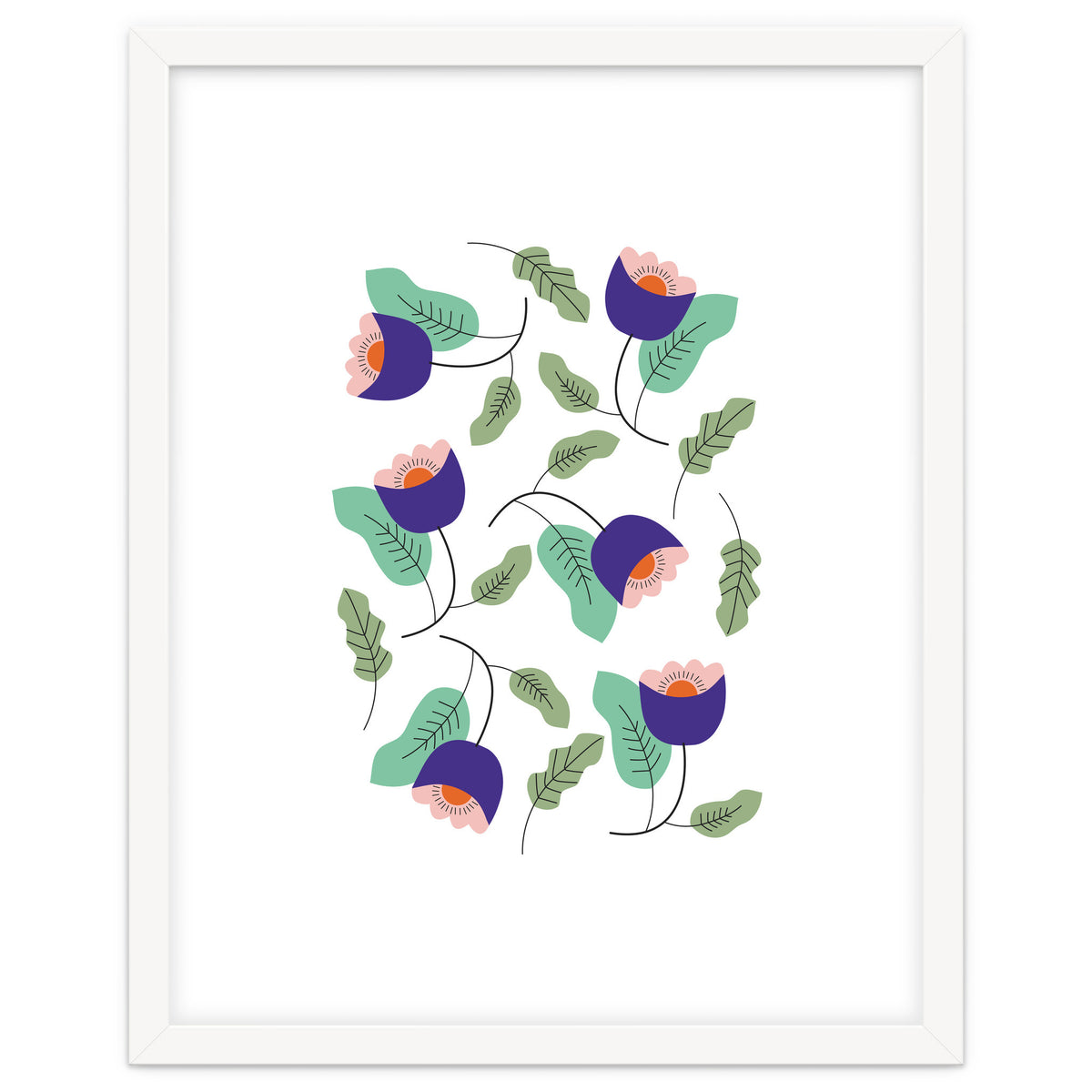 Shine And Rise Flowers Rgb