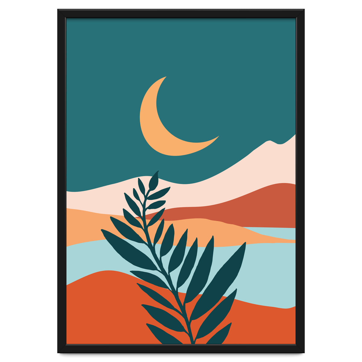 Moonlit Mediterranean