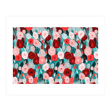 Abstract flower garden acrylic painting (Print Only) thumbnail