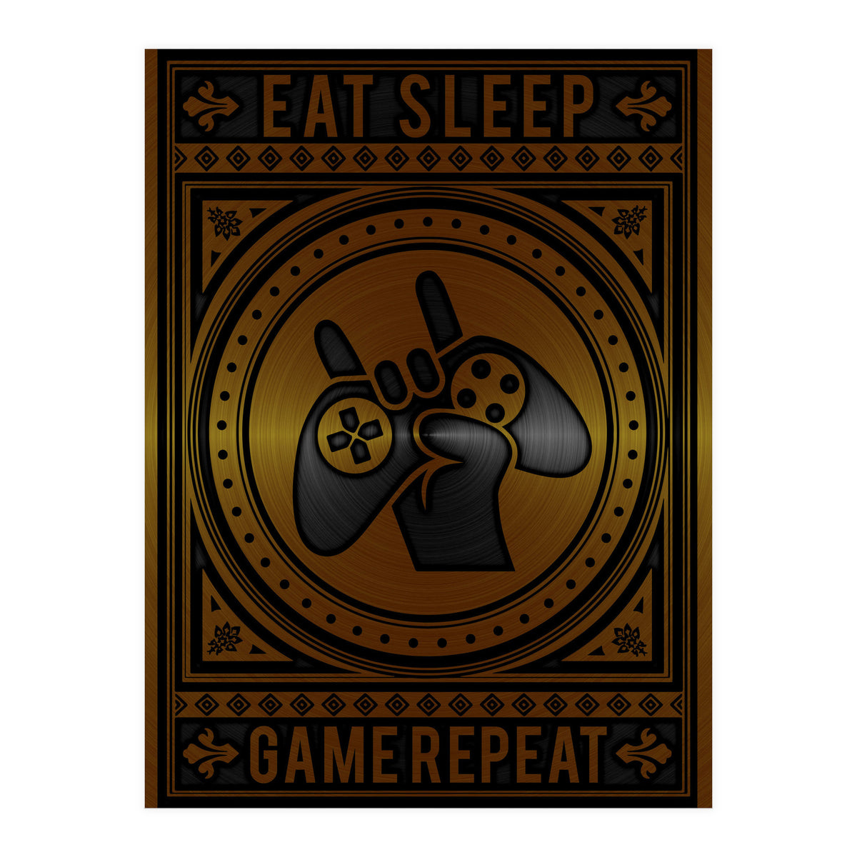 Eat Sleep Game Repeat (Print Only)