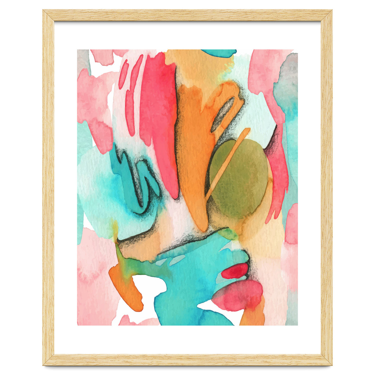 Abstract Watercolor Art