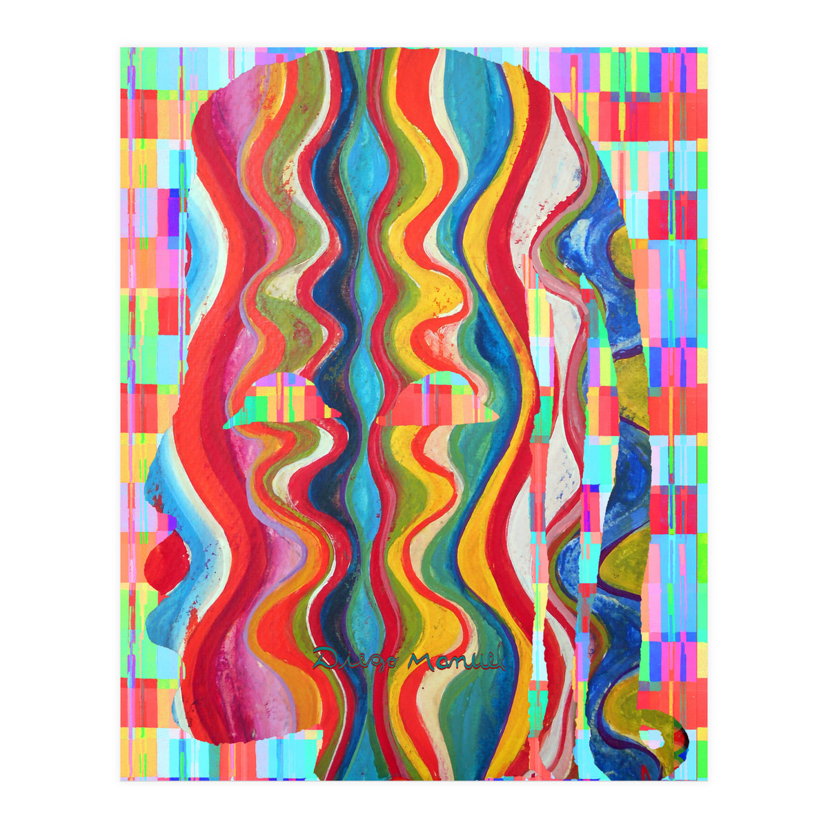 Abstracto Pop Nuevo B Nuevo 9 (Print Only)