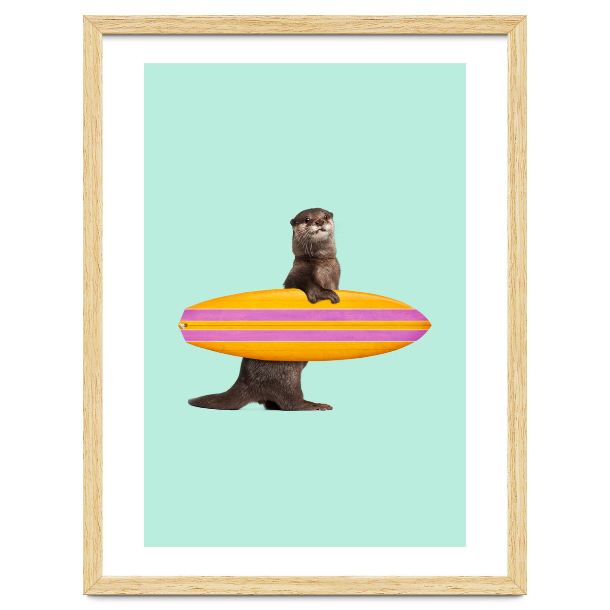 Surfing Otter