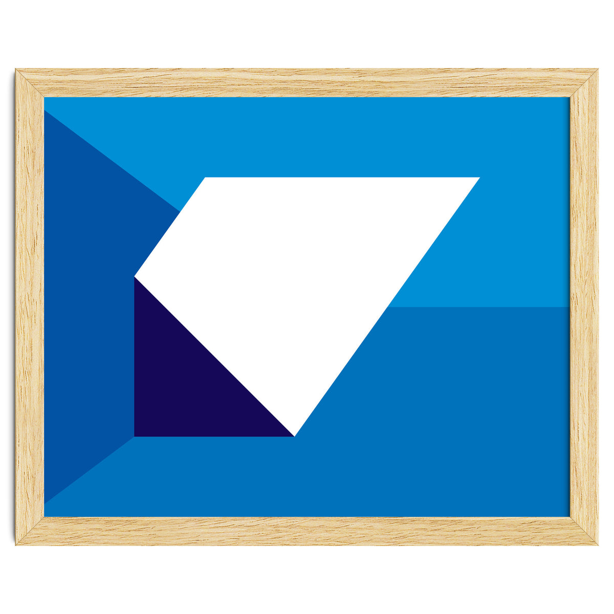 Geometric Shapes No. 32 -  blues