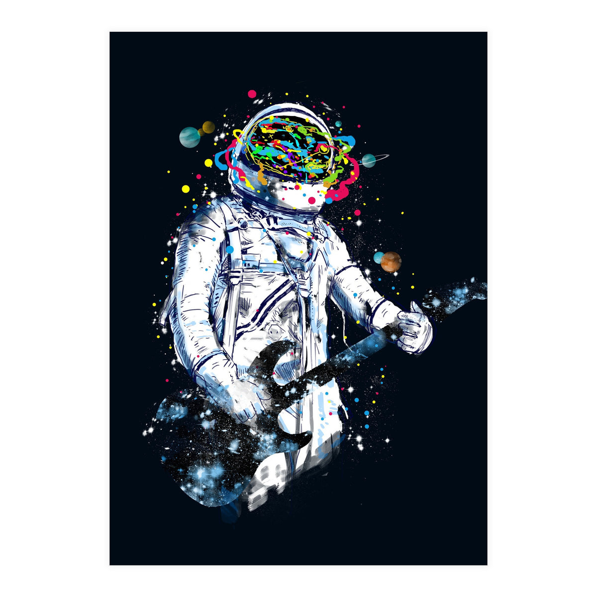 Space Guitar (Print Only)