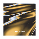 Try Again Motivational Reminder \\ Liquid Color Waves  (Print Only) thumbnail