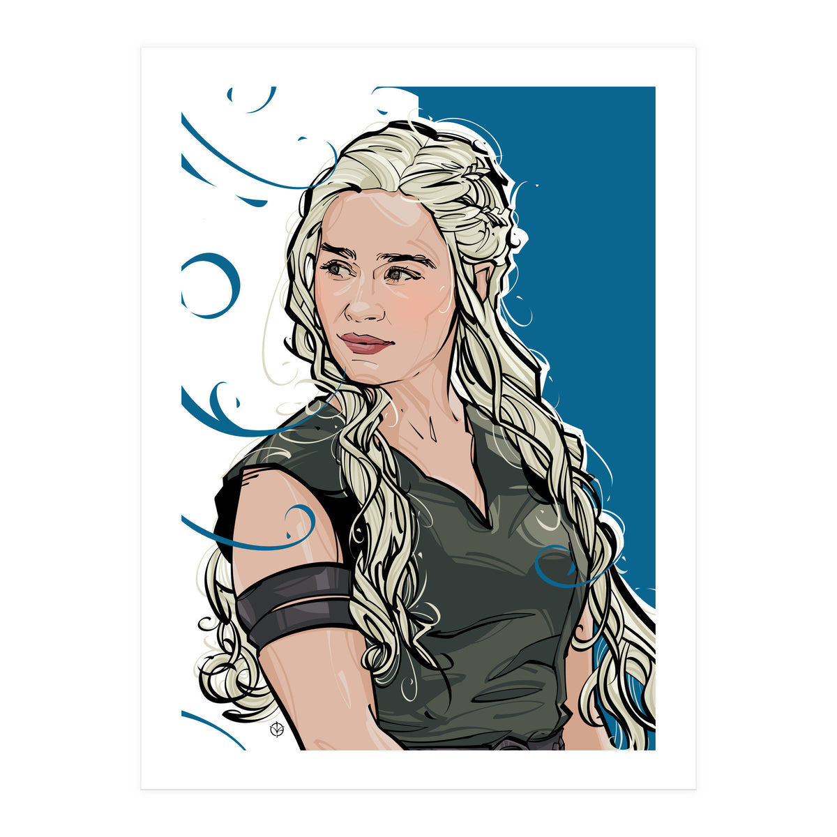 Daenerys Targaryen Game Of Thrones (Print Only)