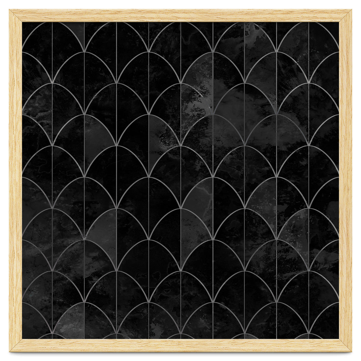 Mermaid scales. Black and white