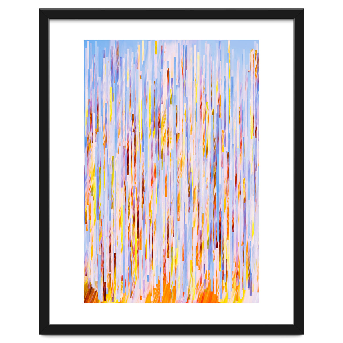 Urban Living | Abstract Geometric Shapes Digital Painting | eclectic Modern Contemporary Boho Chic