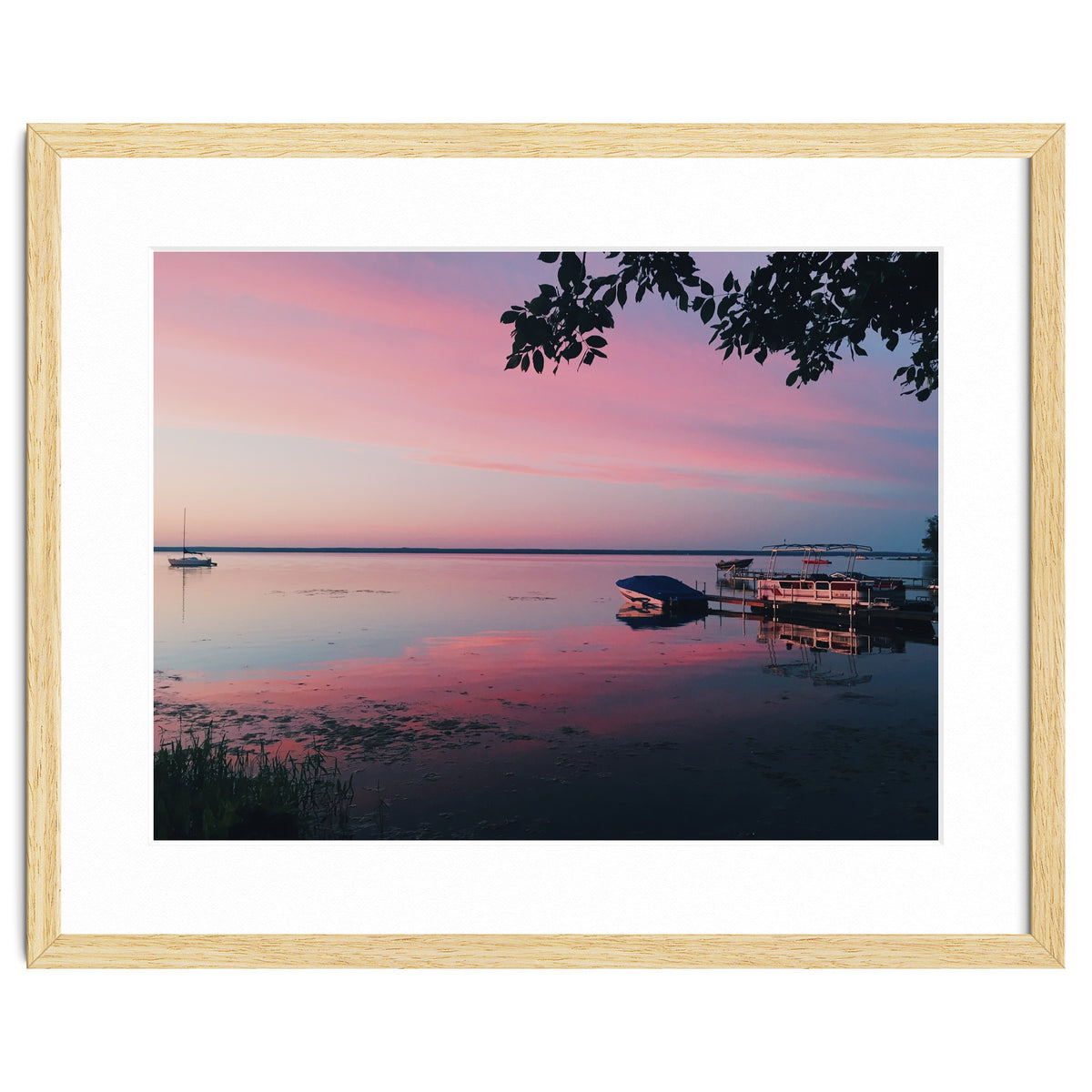 Magic hour on the lake