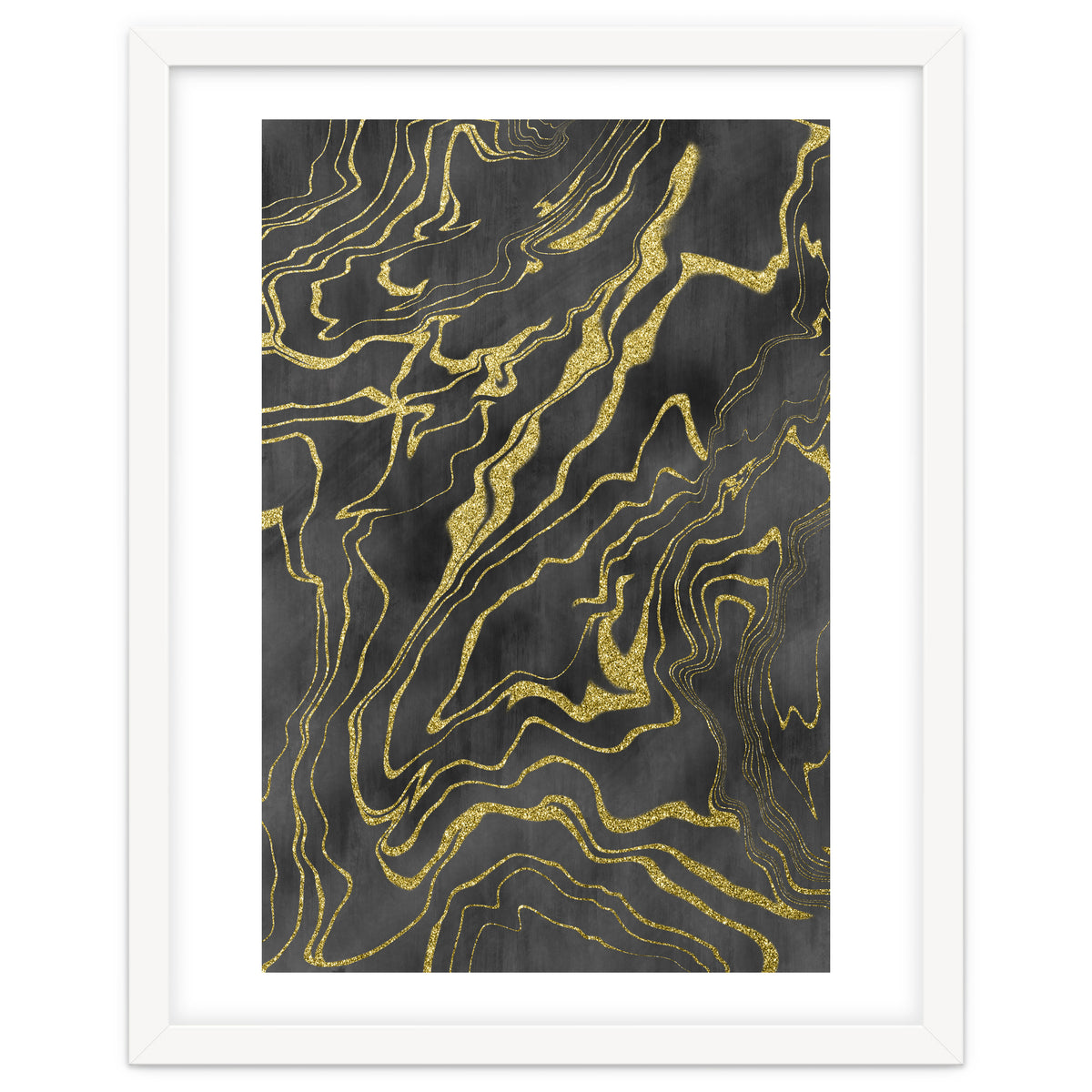 Golden Flows No. 9