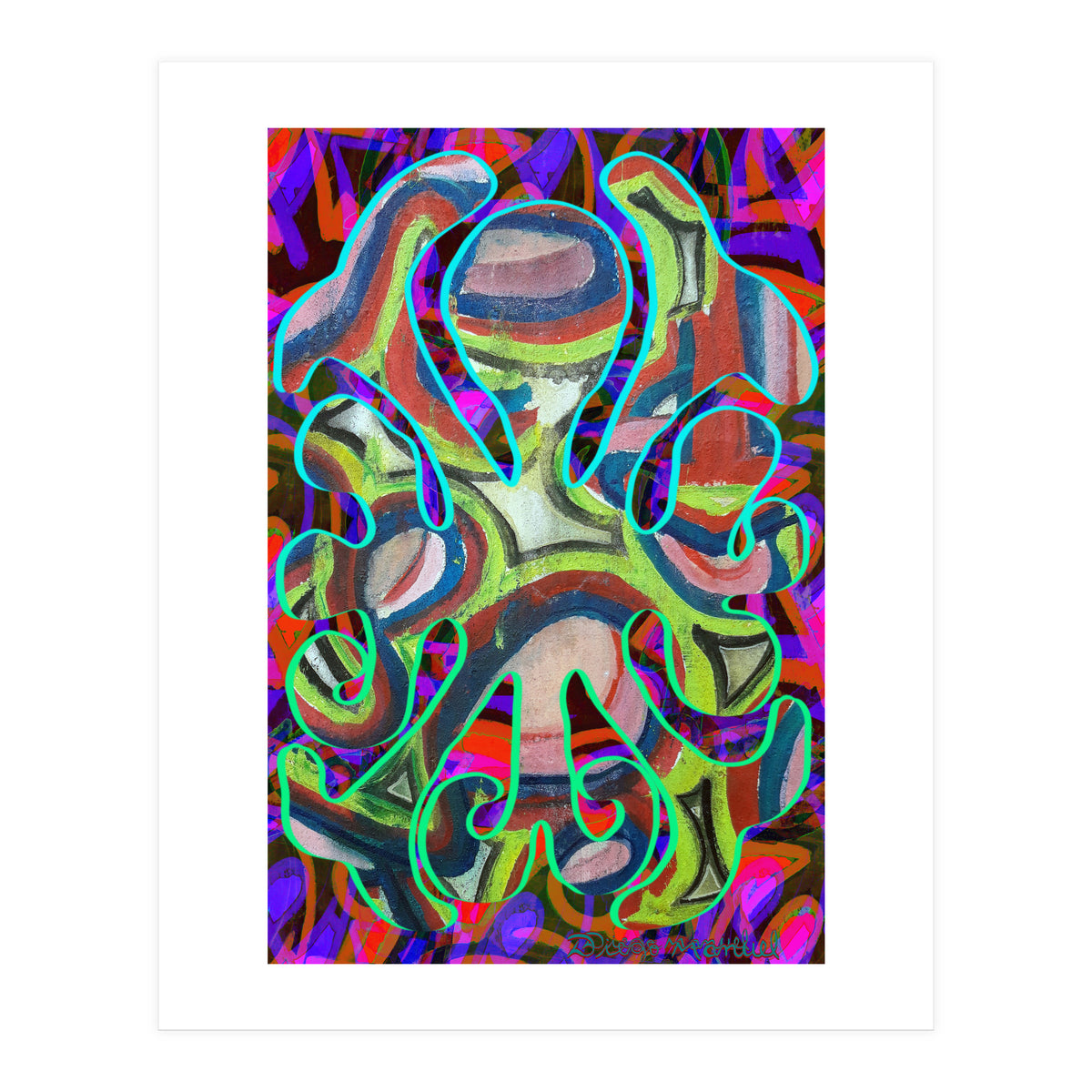 Pop Abstract 2023 Tapiz 55 (Print Only)