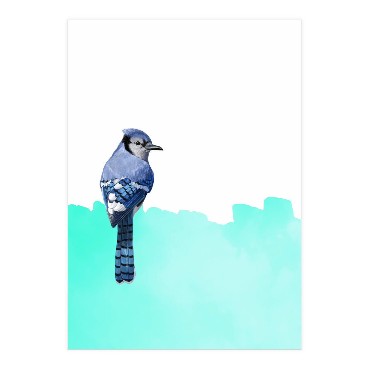 Bird Blue (Print Only)