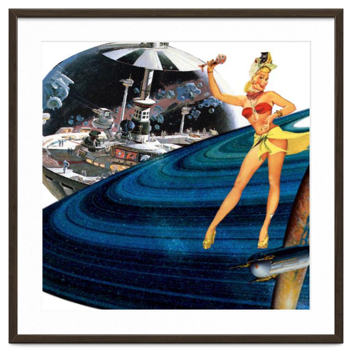 Dancer on Saturn Rings