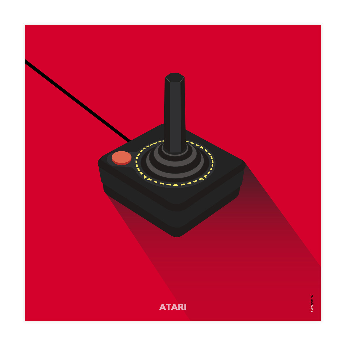Joystick Videogames Atari (Print Only)