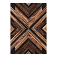 Urban Tribal Pattern No.3 - Wood (Print Only)