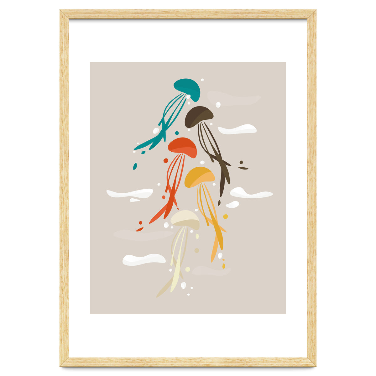 Jellyfish ascend the sky