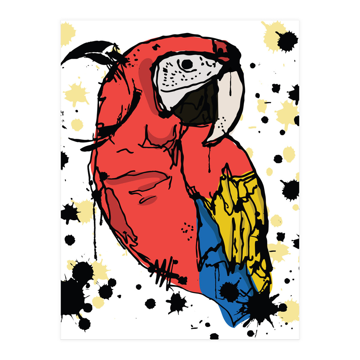 Guacamaya sketch (Print Only)