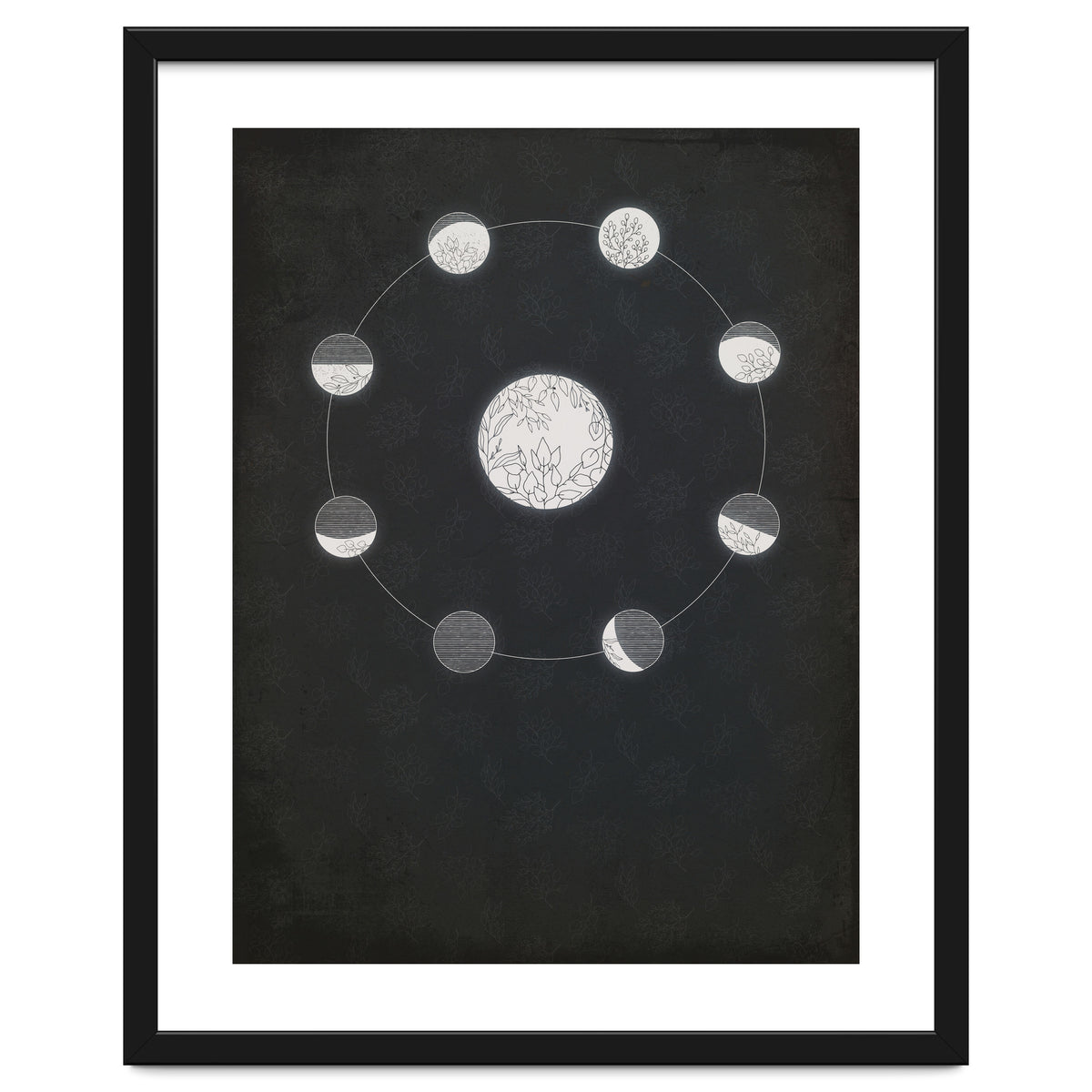 Floral moon phases