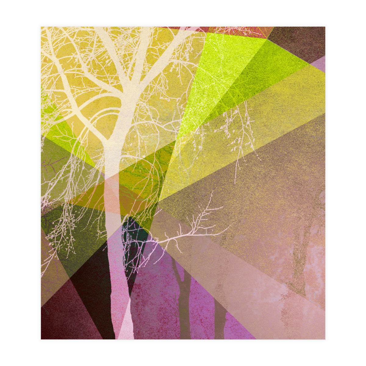 P22 Trees And Triangles  (Print Only)